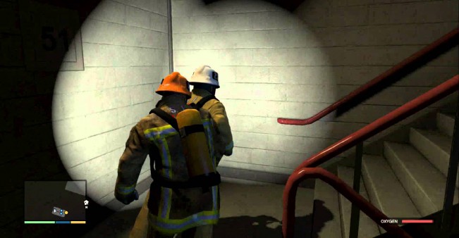 GTA V : Violence, j'écris ton nom  pompier