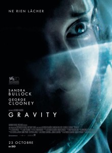 Sorties Cinéma du 23 octobre 2013 - affiche Gravity
