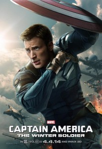 Captain America Le soldat de l'hiver : Affiche avec le Captain