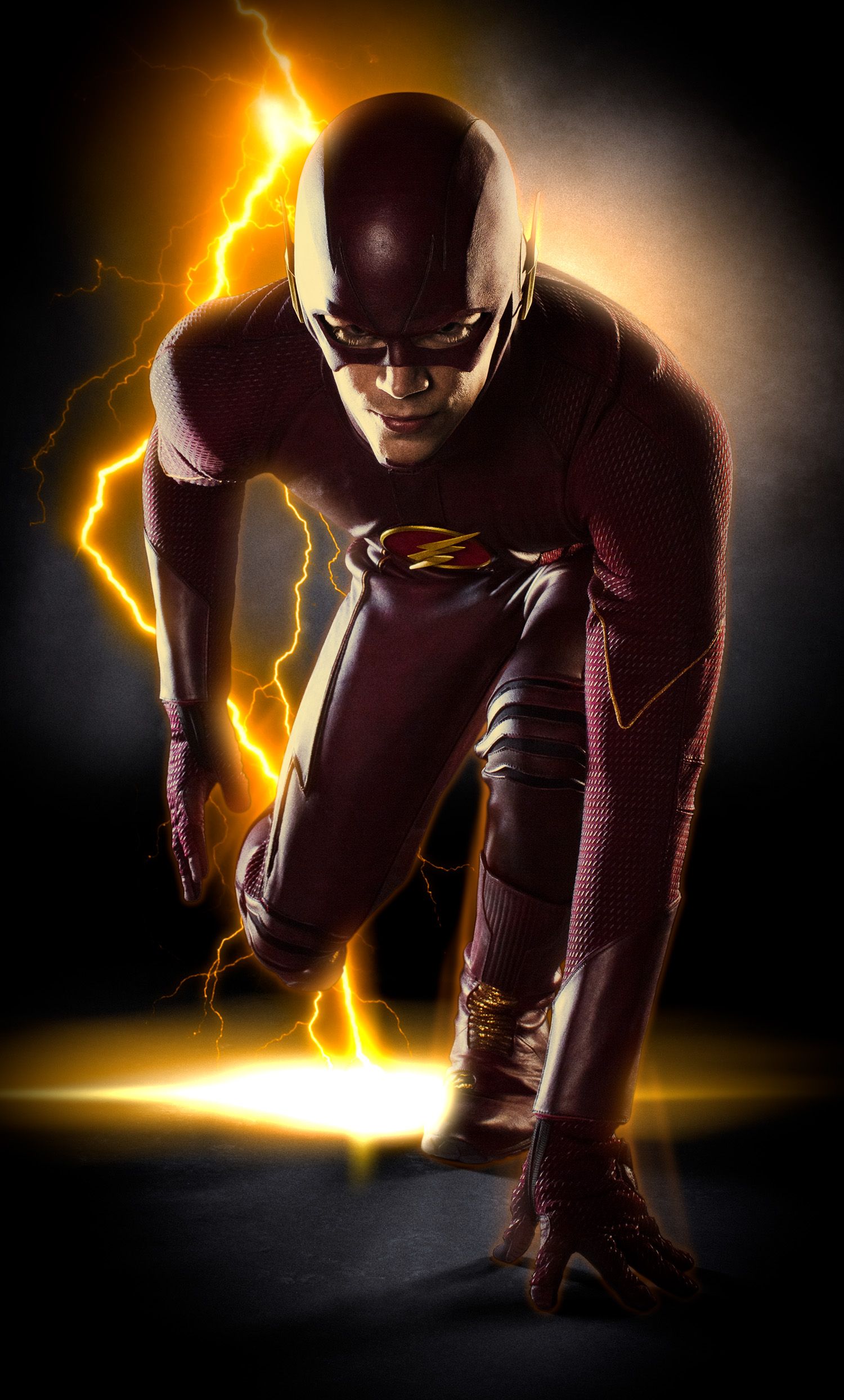 The Flash : Costume intégral de Grant Gustin (photo)