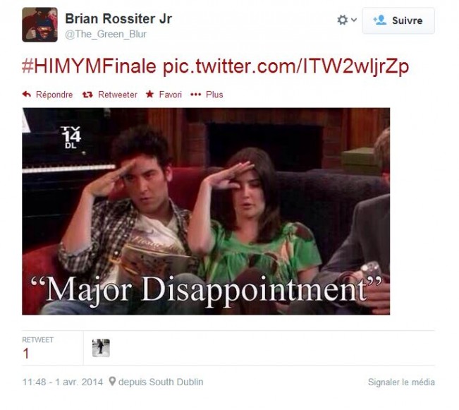 twitter himym  major disapointment