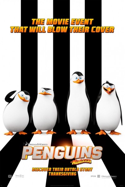 Les pingouins de Madagascar affiche