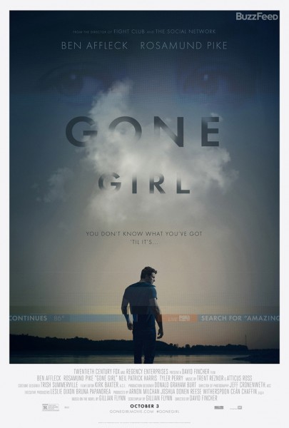 Gone Girl : Affiche du nouveau Fincher