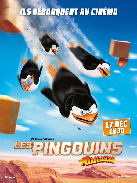 pingouins de madagascar affiche film française extrait du film 4 minutes