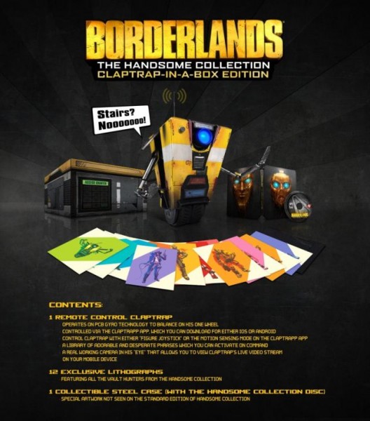 borderlands handsome collection clap trap