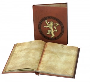 Game of Thrones Lannister Illuminated Notebook - hboshopeu