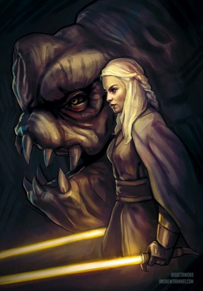Game of Thrones Les personnages version Star Wars - daenerys