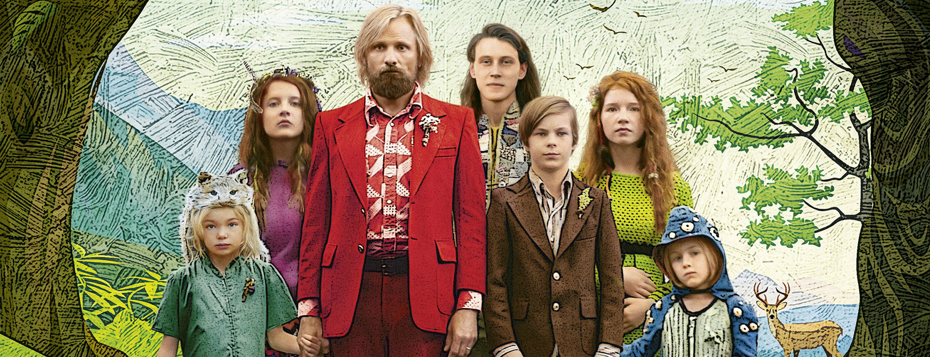 Captain Fantastic : Affiche Avec Viggo Mortensen